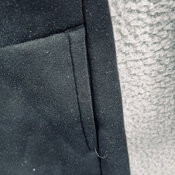 Columbia Womens Black Open Front Fleece Jacket Cardigan Cozy Lounge Travel Layer - Picture 3 of 9